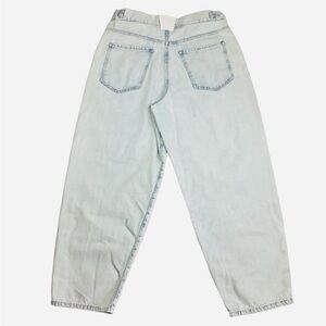 NWOT 7 For All Mankind Light Blue Barrel Style Women's Jeans Isadora Size 28